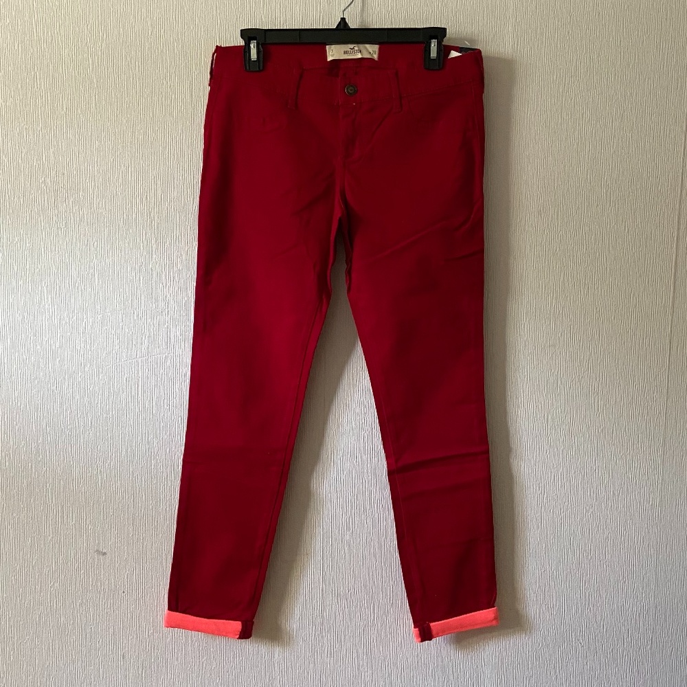 Hollister Red Jean